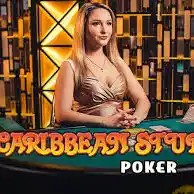 Caribbean Stud Poker game by Evolution – logo hosted on Lemon Casino