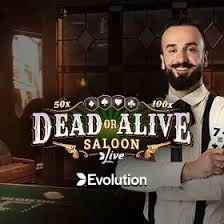 Try Dead or Alive: Saloon slot by Evolution on lemonkasyno-pl.pl – logo image