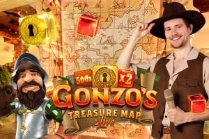 Enjoy Gonzo's Treasure Map by Evolution – logo hosted on lemonkasyno-pl.pl