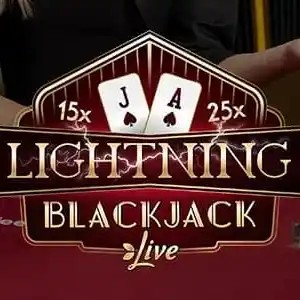 Lightning Blackjack logo by Evolution Lemon Casino