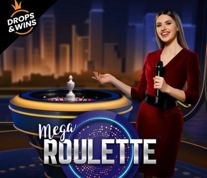 Mega Roulette online game logo by Pragmatic Play on lemonkasyno-pl.pl