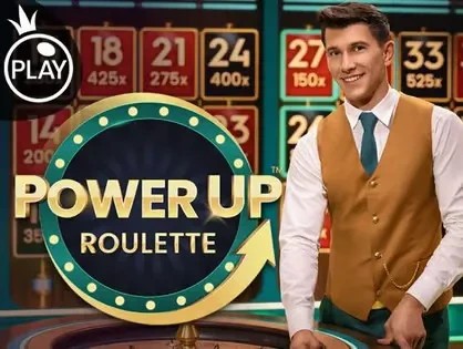 Power UP Roulette by Pragmatic Play, showcased at lemonkasyno-pl.pl – game logo