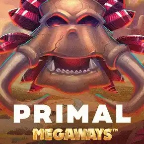 Primal Megaways by Blueprint Gaming, showcased at lemonkasyno-pl.pl – game logo