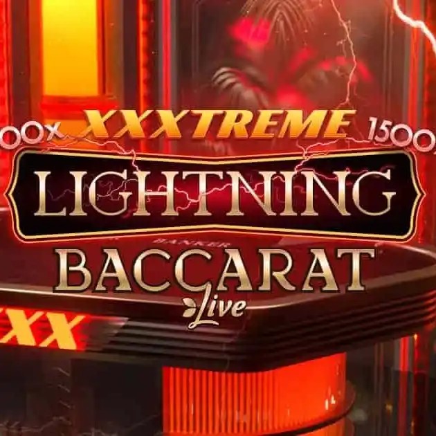 XXXtreme Lightning Baccarat logo by Evolution at Lemon Casino